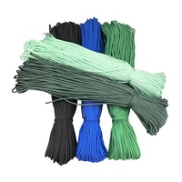 Cordon de parachute en paracorde polyester 550 pour camping, randonnée, escalade, survie, urgence, portable, 100 m/rouleau