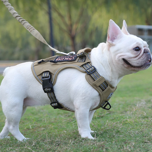 Reflective Work Training Easy Control Pet <b>Harness</b> <b>No</b>-<b>pull</b> Adjustable Reflective Tactical <b>Harness</b> for Large Dogs - Product Image 1