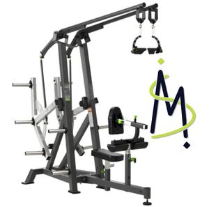 Mesin High Pulldown Duduk Seri SM PM <span class=keywords><strong>2026</strong></span> Terbaru dengan Upgrade Plat Beban untuk <span class=keywords><strong>Gym</strong></span> Komersial, Gerakan Independen Tiga Horn - Product Image 1