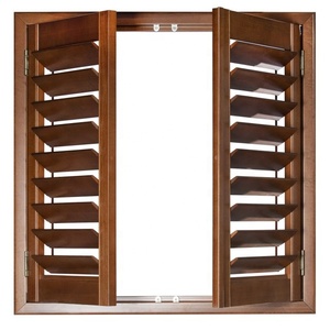 Lames de volets de plantation horizontales modernes réglables en plastique teinté 89 mm, écologiques, durables, garantie 5 ans - Product Image 1