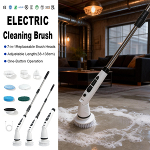 7 in 1 Rechargeable Plastic Electric Floor <strong>Cleaning</strong> <strong>Brush</strong> for for Bathroom - Product Image 1