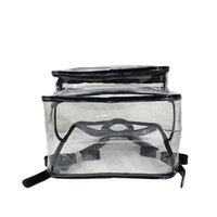 Sac à dos transparent pour enfants sac à dos en pvc transparent petit sac à dos en plastique transparent approuvé par le stade