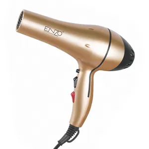 ENZO High power 6000W professional salon health breeze mode fast drying less damage gold red electric hair blower dryer