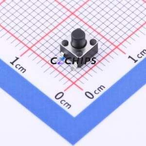 TC-0513-5-160G Tactile Switch SMD-4P,4.5x4.5mm Switch Single Pole Single Throw Round Button 1.6N Vertical Mount - Product Image 1