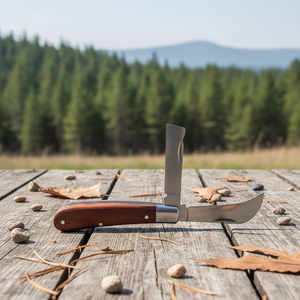 Coltello Pieghevole da Campeggio con Manico in Legno di Alta Qualità, Vendita Calda - Product Image 2