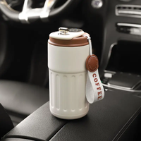 Bouteille isotherme intelligente et écologique avec affichage de la température LED, tasse à café, gobelet en acier inoxydable 316, mug isotherme portable, paille
