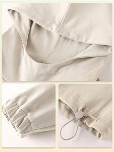 H5571 เสื้อฮู้ดดีไซน์ใหม่ ขายส่ง ผลิตตามสั่ง ผ้าคอตตอนผสม 450 กรัม คอสูง เสื้อฮู้ดเปล่าสำหรับผู้ชายและผู้หญิง - Product Image 5