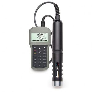 Medidor Multiparamétrico de pH/ORP/EC Portátil e Impermeable Hanna HI98195 para Medir y Analizar la Temperatura, Medidor de pH Hanna HI98195 - Product Image 1