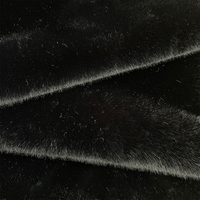 2025 Neueste Komfortable Luxus 100% Polyester Weiches Kunst pelz Schweres Langflor PU Bonded Nerz Fox Stoff für Kleidungs stück