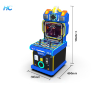Machine de jeu d'arcade à monnayeur pour enfants avec changeur de voix et distribution de tickets