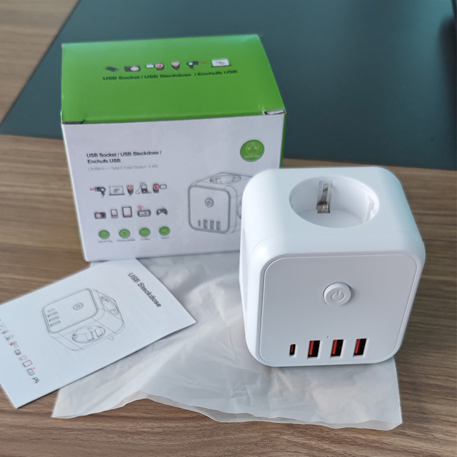 For Magic Cube Converter European Standard Extension Cord Power Multifunction European German Style USB Socket China