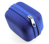 Personnalisé ODM Écouteur Sans Fil Beauté Transport Stockage Eva Étui Antichoc avec Fermeture Éclair pour la Protection
