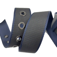 Ceinture en nylon tissé pour homme, boucle à ardillon en alliage, ceinture en toile durable et réglable