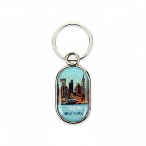 Portachiavi 300pc 25DZ/CS Premium portachiavi New York da 3" - Product Image 2