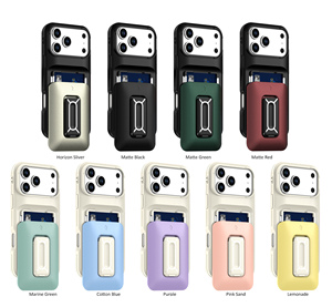 Nuovo arrivo 2025 ibrida armatura porta Slot per carte cavalletto custodia per telefono custodia per iphone 17 air Pro Max 16 15 14 13 12 11Plus - Product Image 1