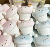 Hachimi PU Cup Bear Squishy à rebond lent, ultra-doux, jouet anti-stress à presser, jouet de simulation, unisexe, à partir de 14 ans