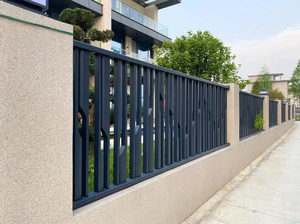 2025 <span class=keywords><strong>bois</strong></span> de <span class=keywords><strong>jardin</strong></span> décoratif extérieur de haute qualité comme des panneaux de clôture à lattes d'intimité en aluminium clôture de maison - Product Image 6
