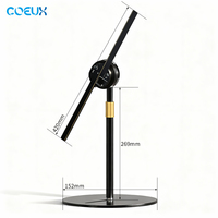 Ventilateur LED holographique 3D de petite taille 42 cm avec 224 LED, contrôle WiFi, équipement de projection holographique à œil nu pour la publicité