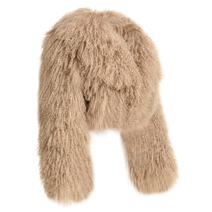 Grosir mewah berbulu mode rambut panjang asli Mongolia domba mantel bulu kustom musim dingin dipotong mantel bulu wanita berbulu 2024 - Product Image 2