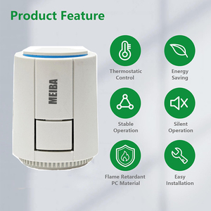 Ce chứng nhận hiện đại điện sưởi ấm sáp cảm biến khách sạn sưởi ấm sàn van NC/không AC24V điện nhiệt Thiết bị truyền động đa dạng - Product Image 2