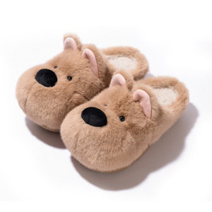 รองเท้าแตะใส่ในบ้าน BELO TEMPO รุ่นแฟชั่นสำหรับสาวๆ ประจำปี 2025 ผลิตจากผ้าฝ้ายเนื้อนุ่ม สวมใส่สบาย ลายโคอาล่าสุดน่ารัก แบบปิด อุ่นสบาย เหมาะสำหรับใส่ในบ้าน - Product Image 1