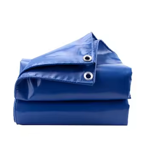 Bâche en PVC industrielle imperméable, bâche en polyvinyle stabilisée aux UV, bâche en PVC pour couverture de cargaison extérieure et chantier de construction - Product Image 4