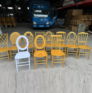 Chaises en plastique empilables Royal Napoleon Chiavari chaises fantômes pour événements vente en gros bon marché - Product Image 4