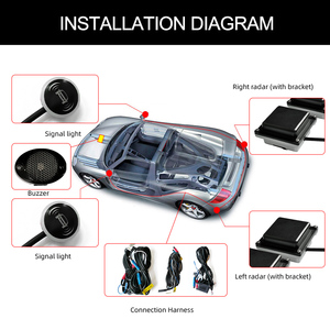 Bicolor Lamp lane Change Assist and Side Blind Spot <strong>Alert</strong> Blind Spot SensorBsd radar <strong>Sensor</strong> System