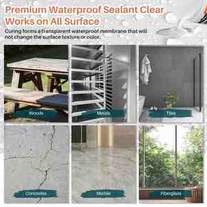 Invisible Waterproof Agent Polyurethane Transparent Waterproof Coating Eco-Friendly High Strength Roof Repair Walls Windows - Product Image 3