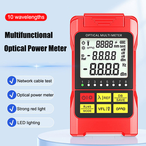 Oplaadbare glasvezel vermogensmeter met VFL <span class=keywords><strong>RJ45</strong></span> netwerkkabeltester, 10 golflengten, Type-C LED-lamp, zelfkalibratie - Product Image 1