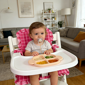 Hot Sale Baby Back <strong>Cushion</strong> Seat <strong>Cushion</strong> for Eating Anti-slip Chair Vintage Pattern <strong>Frill</strong> Newborn Cotton Square Removable - Product Image 5