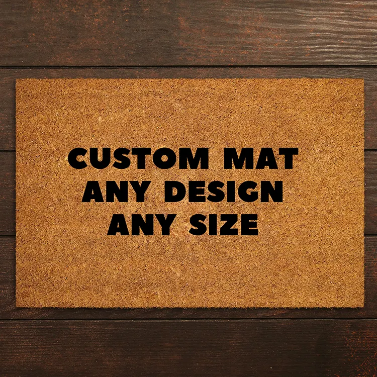 3D Carpets Pvc Custom Mat follow With You Have Attached Image Welcome Floor Mats Indoor Custom Plain Coir Door Mat For Home