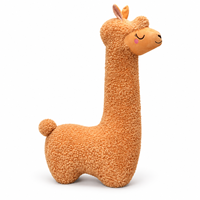 Peluche géante personnalisée en alpaga, jouet en peluche doux en forme de lama pour enfants et adultes, décoration d'intérieur, vente en gros OEM, cadeau