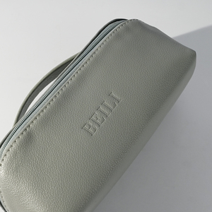 Bolsa de cosméticos portátil BEILI de cuero PU, impermeable, con cremallera, para guardar maquillaje y herramientas de belleza, compatible con OEM/ODM. - Product Image 2