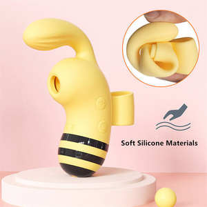 Adult Erotic Bee Shaped Vibrierender Fingerring Nippel Sauger Micro Clitoris Stimulator Saugen Vibrator für Frauen - Product Image 3