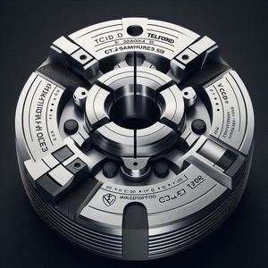 160mm 200mm 300mm 400mm CNC máy tiện phụ kiện khí nén dọc rỗng <span class=keywords><strong>Chuck</strong></span> cho máy công cụ <span class=keywords><strong>3</strong></span> 4 hàm - Product Image 2