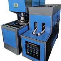 Machine de soufflage PET semi-automatique à 4 cavités haute vitesse pour bouteilles d'eau de 5 gallons