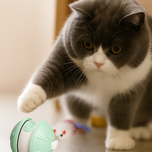 JZ Laser Laser giocattolo palla USB ricaricabile Smart ostacolo evitamento 360 rotolamento silenzioso motore OEM ODM - Product Image 2