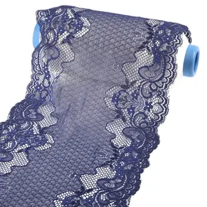 High Quality OEM Elastic Lace Trim and Fabric for Lingerie and Bra support wholesale and customization