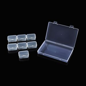 Transparent Pp Storage Box With 7 Detachable Compartments Jewelry Organizer For Diy Handmade Accessories - Product Image 2