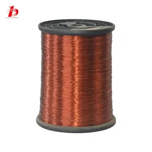 Cable de cobre revestido esmaltado aprobado por UL de 6mm con grado 130 155 180 200 220 grado alambre de cobre de bobinado de altavoz esmaltado