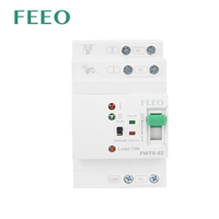 Contrôleur FEEO 63 Amp 2P 63A ATS Commutateur inverseur de circuit intégré Double sélecteur automatique Commutateur de transfert Type PC