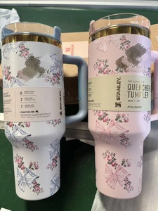 Nouvelle tasse de voiture transfrontalière eBay 2e génération 40oz motif floral - Product Image 5