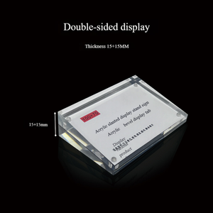 Customizable Modern Magnetic Frame Waterproof Acrylic <strong>Display</strong> Stand for Cafe for Durable <strong>Tabletop</strong> Sign Restaurant <strong>Menu</strong> Holder - Product Image 2