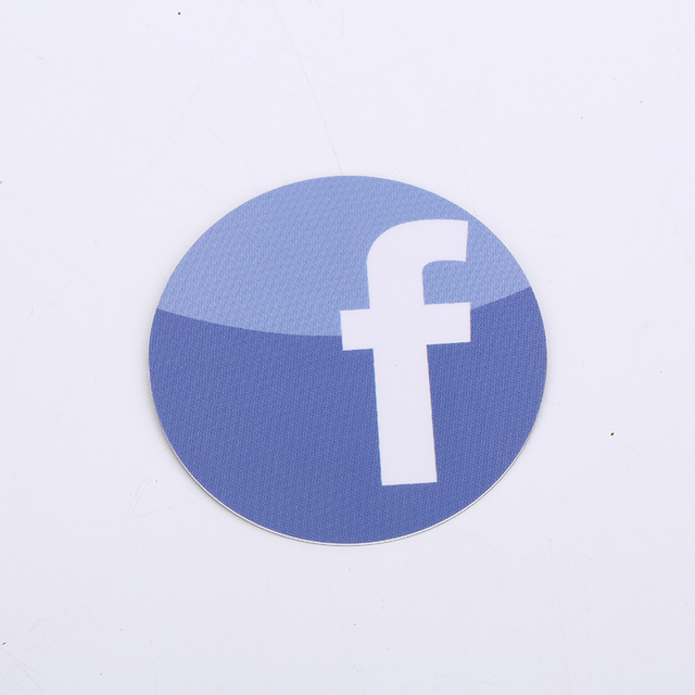 RFID Soft PET Material Tag Round Square 13.56Mhz NFC Label Business Card Sticker for Social Media Sharing