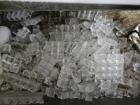 Máquina de Hielo de 900 kg/24 h, Máquina de Hielo Comercial de 380 V con Depósito de Almacenamiento de 480 kg