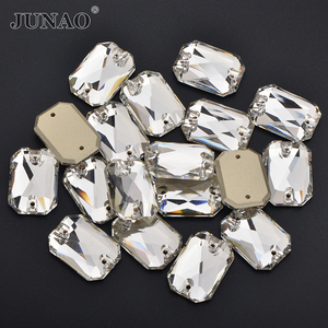 JUNAO toptan kutuları ambalaj dikmek K9 kristal taşlar Navette cam Strass dikmek Flatback Rhinestones düğün dekorasyon için - Product Image 5