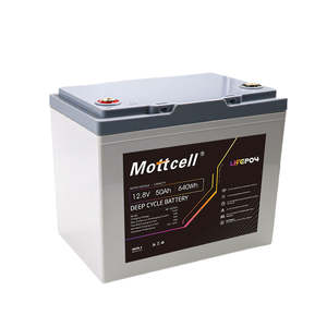 بطارية ليثيوم للتخييم RV للتخزين الخارجي بقدرة احتياطية V 50AH قدرة عالية على إنتاج دورات عميقة - Product Image 3