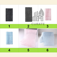 Éponge exfoliante pour le corps, gant de toilette personnalisé avec logo, éponge loofah exfoliante pour la douche, serviette de bain pour adultes, hommes et femmes