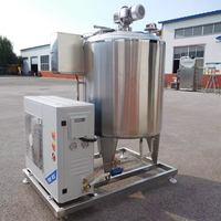Réservoir de pasteurisation industriel pour lait, jus, bière, machine de traitement en acier inoxydable avec contrôle de la température